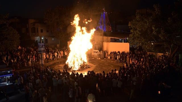 Police found charred human bones and slippers belonging to the deceased from the Holika Dahan spot. 