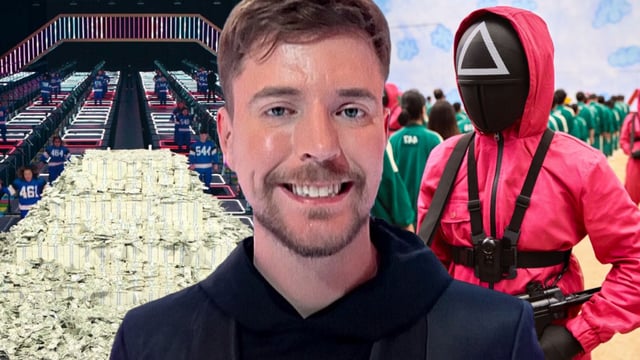 MrBeast Squid Game novel and large prize money from his show Beast Games.