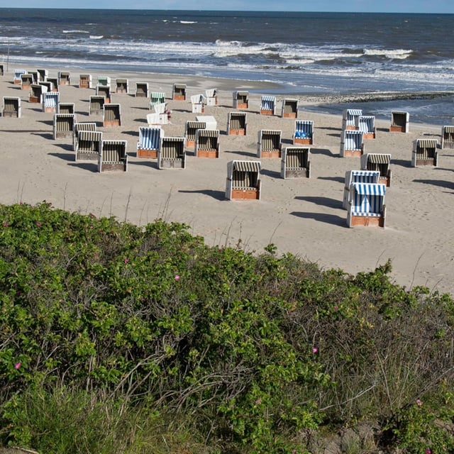 Strand der ostfriesischen Nordseeinsel Wangerooge.