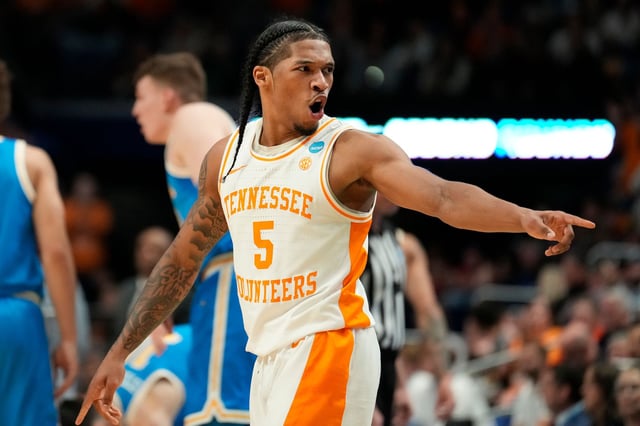 Zakai Zeigler is looking to take Tennessee to its first Final Four to cap a record-setting career in Knoxville.