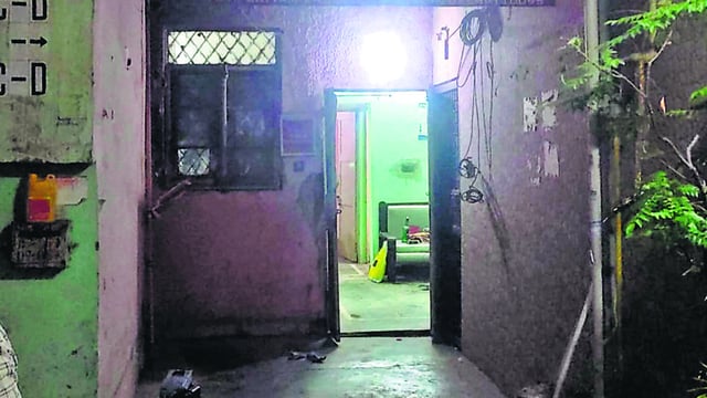 The house from where the body was recovered. (HT Photo)