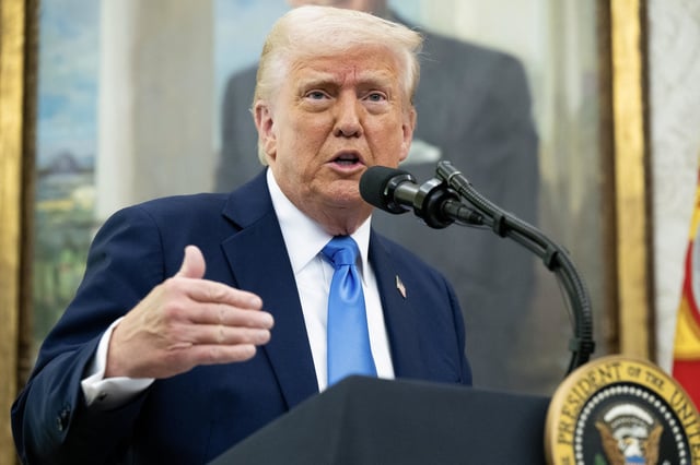 Cette mesure avait déjà été évoquée par Donald Trump au début du mois, lors de son discours de politique générale face au Congrès.