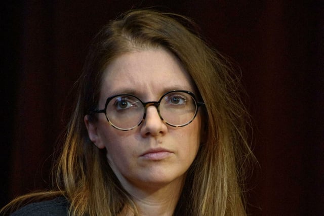 Aurore Berge lors de la 14e convention nationale du Crif (Conseil représentatif des institutions juives de France) à Paris, le 24 novembre 2024. Photo by Pierrick Villette/ABACAPRESS.COM | 925489_005 Paris France