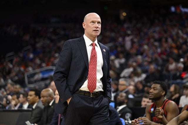 Mar 27, 2025; San Francisco, CA, USA; Maryland Terrapins head coach Kevin Willard watches play downcourt during the first half against the Florida Gators during a West Regional semifinal of the 2025 NCAA tournament at Chase Center. Mandatory Credit: Eakin Howard-Imagn Images/File Photo