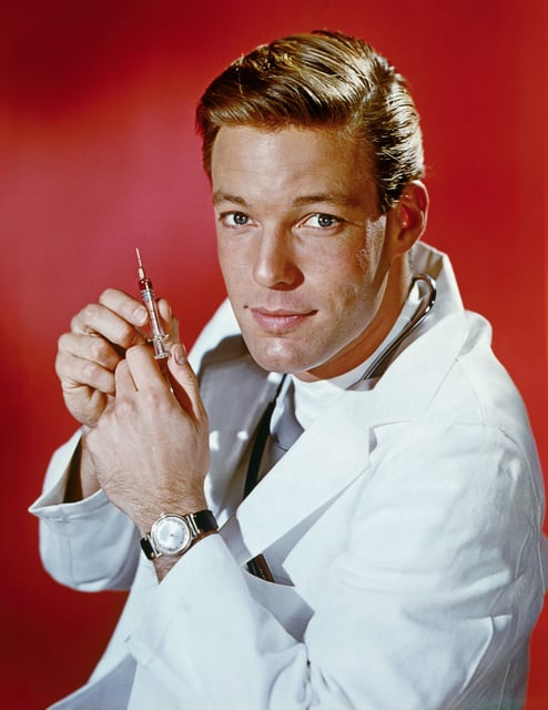 Chamberlain cemented his heartthrob status in the 1960's in the series "Dr. Kildare."