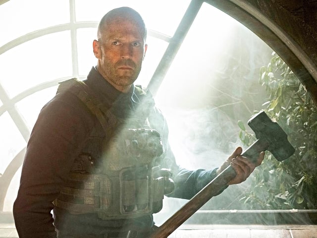 Jason Statham in a scene from “A Working Man,” directed by David Ayer.Credit...Dan Smith/Amazon MGM Studios, via Associated Press