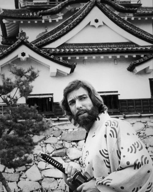 Richard Chamberlain dans la série «Shogun», en 1980.
