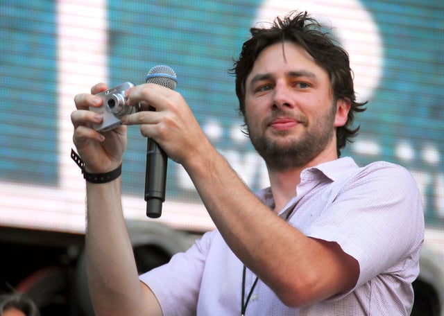 Actor Zach Braff during Live Earth New York at Giants Stadium on July 7, 2007 in East Rutherford, New Jersey. 