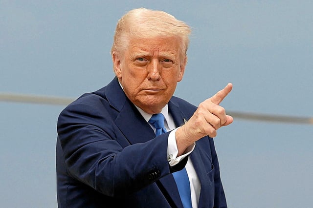 Donald Trump le 28 mars 2025. 
