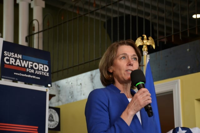 Susan Crawford is the liberal candidate for a seat on the Wisconsin Supreme Court, but tech titan Elon Musk is piling money into the conservative bid to stop her