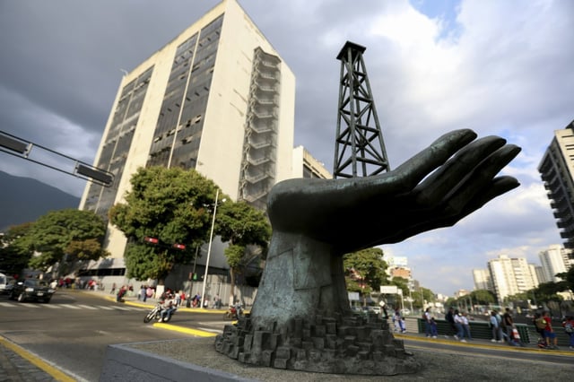 Venezuela says the United States has revoked several transnational oil and gas companies' licenses to operate in the country