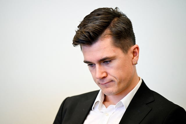 Jakob Asserson Ingebrigtsen appears in Soer-Rogaland District Court during the criminal case against his father and former coach Gjert Arne Ingebrigtsen, in Sandnes, Norway, March 31, 2025. NTB/Carina Johansen via REUTERS   ATTENTION EDITORS - THIS IMAGE WAS PROVIDED BY A THIRD PARTY. NORWAY OUT. NO COMMERCIAL OR EDITORIAL SALES IN NORWAY.