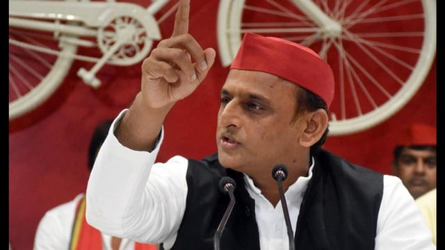 Samajwadi Party chief Akhilesh Yadav. (HT file)