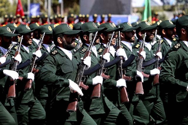 Iranian Supreme Leader Ayatollah Ali Khamenei attended the graduation ceremony of The Islamic Revolutionary Guard Corps (IRGC), held at the military cadets Imam Hussain Officers Academy. Tehran, Iran 30/06/2018.