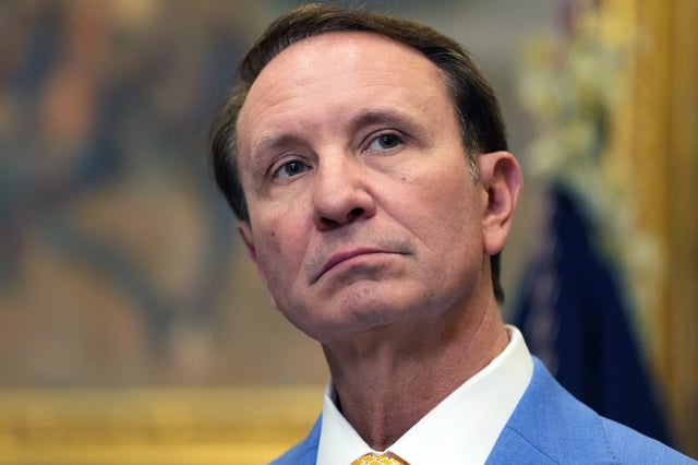 Louisiana Governor Jeff Landry at the White House on March 24, 2025.