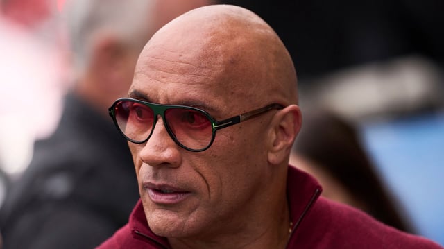 Dwayne Johnson in London in November.