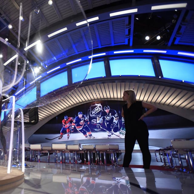 The Rogers Sportsnet broadcast studio.