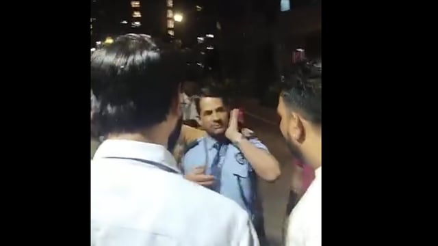 The guard explained that he could not speak the local language as he was from North India.