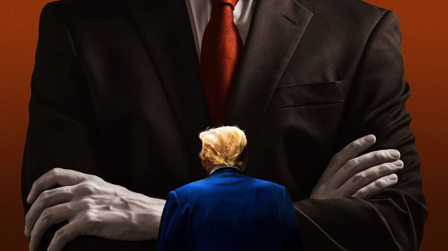 Photo illustration: Sarah Grillo/Axios. Photo: Jabin Botsford/Pool/AFP via Getty Images