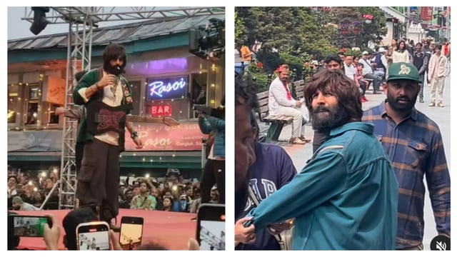 The internet was flooded with behind-the-scenes clips from Kartik Aaryan and Sreeleela's upcoming movie Tu Meri Zindagi Hai on Tuesday.