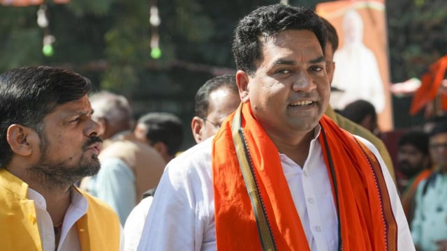 Delhi minister Kapil Mishra (PTI)