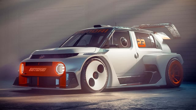 Hyundai Insteroid EV Concept Looks Like A Modern Group B Rally Car:  Hyundai Inster, Concepts