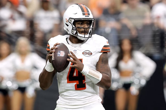 Deshaun Watson was traded to the Cleveland Browns in 2022 but has struggled since.