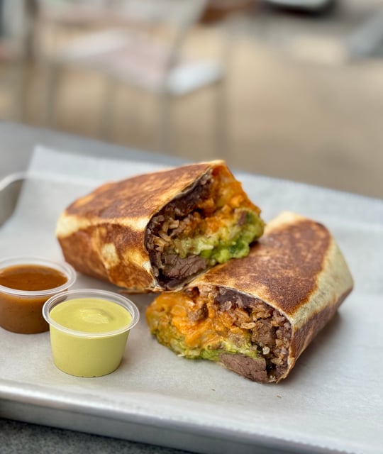Tacodeli has one-day limited-time menu item on Tuesday, an April Fool's Day burrito ($12).