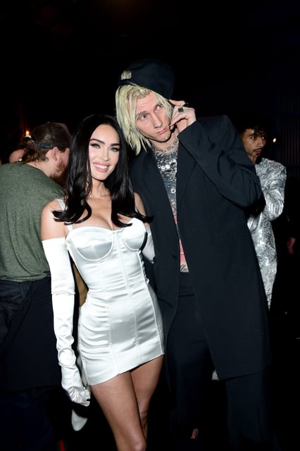 Megan Fox and Machine Gun Kelly attend Universal Music Group's 2023 after party to celebrate the 65th Grammy Awards at Milk Studios Los Angeles on Feb. 5, 2023, in Los Angeles.