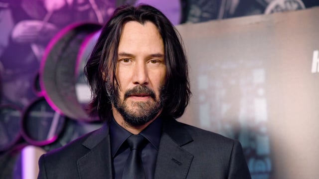 Keanu Reeves attends the John Wick special screenings at Ham Yard Hotel on May 03, 2019 in London, England.