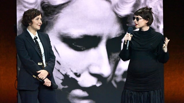 Maggie Gyllenhaal and Jessie Buckley appear at CinemaCon.