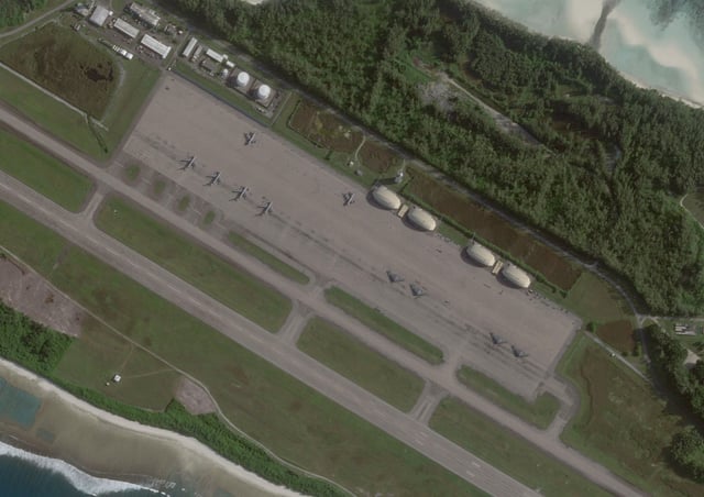 Diego Garcia Air Base on March 29, 2025.