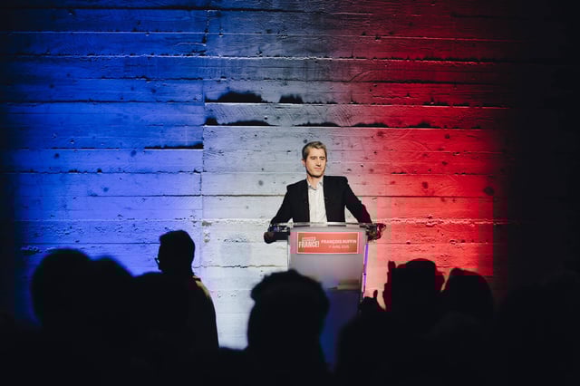 François Ruffin à Montreuil (Seine-Saint-Denis), mardi 1er avril.