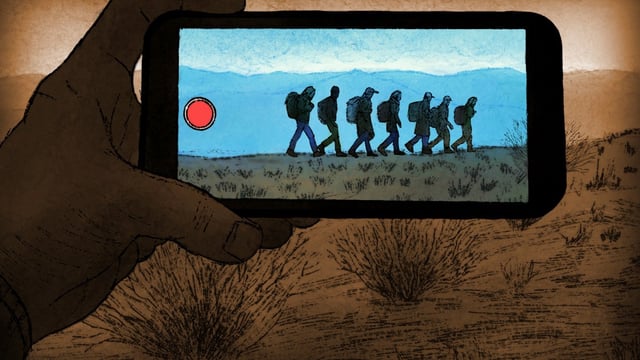 People smugglers advertise their successful operations on social media platforms