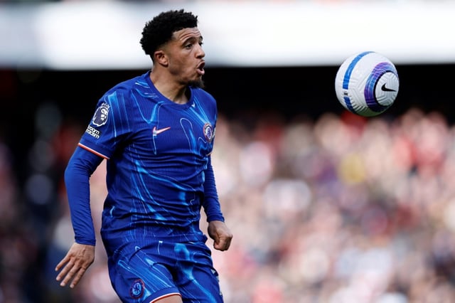 Jadon Sancho is on loan at Chelsea from Manchester United