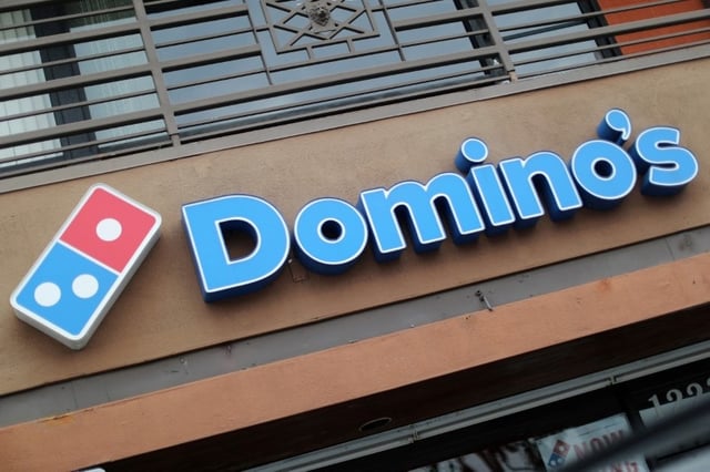 A Domino's Pizza restaurant is seen in Los Angeles, California, U.S. July 18, 2018. REUTERS/Lucy Nicholson/File Photo