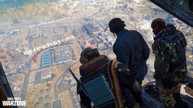 black ops 6 operators looking down at verdansk