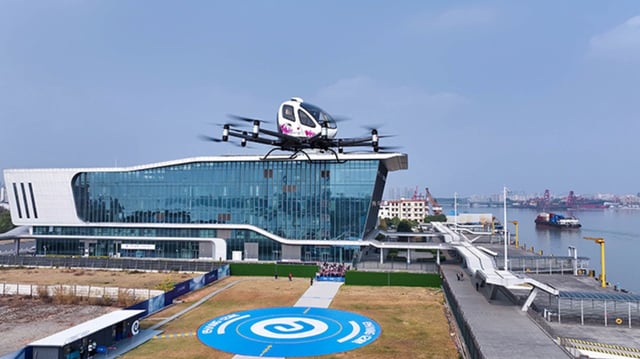 EHang Future City at Guangzhou Suigang Port.