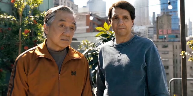 Jackie Chan and Ralph Macchio in &#39;Karate Kid: Legends.&#39;