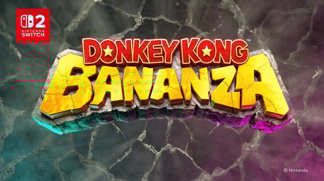 Donkey Kong Bananza logo.