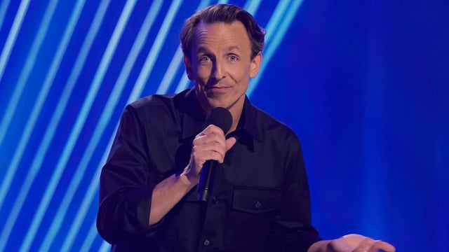 Seth Meyers in "Dad Man Walking" (Credit: HBO)