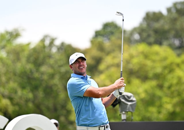 Golf - LIV Golf - Singapore - Sentosa Golf Club, Singapore - March 15, 2025 Smash GC's Brooks Koepka in action during round 2 REUTERS/Andy Chua/File Photo