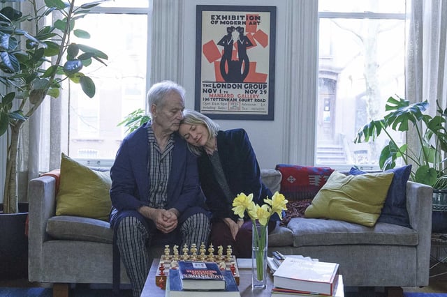 Bill Murray, left, Naomi Watts in a scene from “The Friend.”