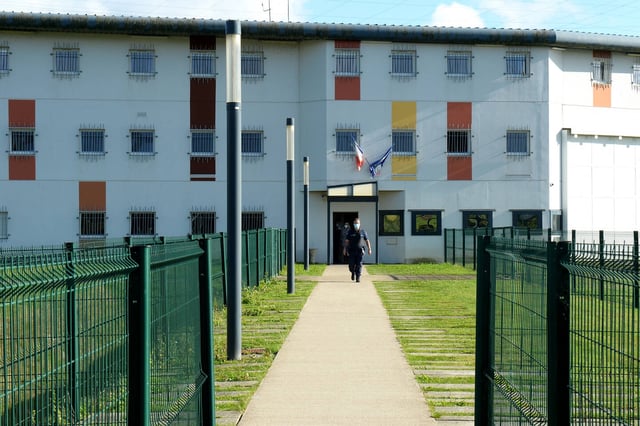 A la prison ultra-sécurisée de Condé-sur-Sarthe (Orne), le 5 octobre 2021.