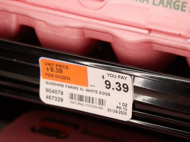Eggs are more expensive than ever in the US.