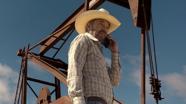 Billy Bob Thornton as Tommy Norris in Landman streaming on Paramount+ (Photo Credit: Emerson Miller/Paramount+)