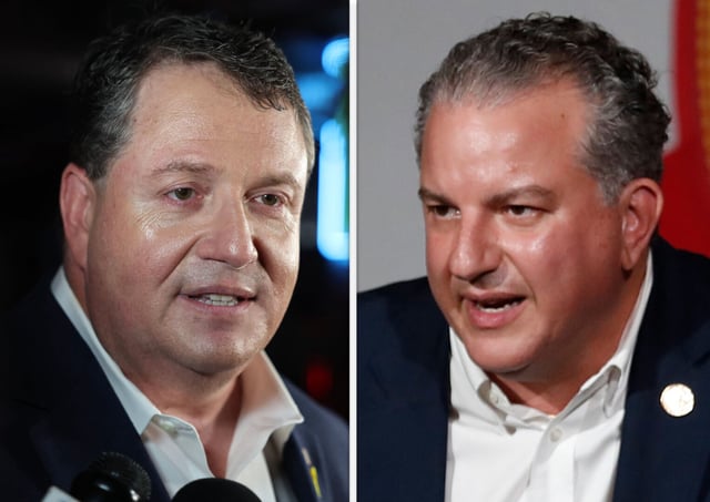 Hand-picked by Donald Trump, Florida Republicans Randy Fine, left, and Jimmy Patronis both centered their campaigns around their support for the president’s agenda.