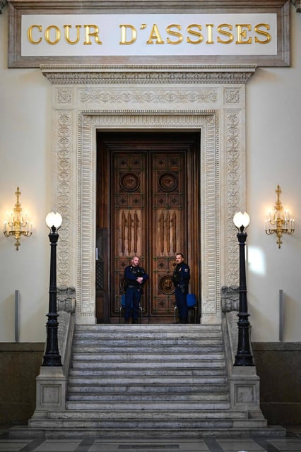 La cour d'assises de Lyon, où se tient le procès de Myriam J., accusée de meurtre sur mineur, le 2 avril 2025.