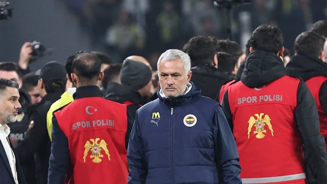 José Mourinho beim Istanbul-Derby