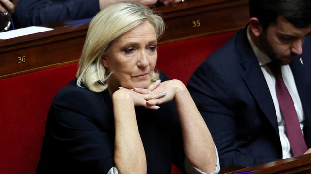 La patronne des députés du Rassemblement national.